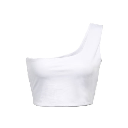 Women's Sexy One Shoulder Tank Tops - Wnkrs