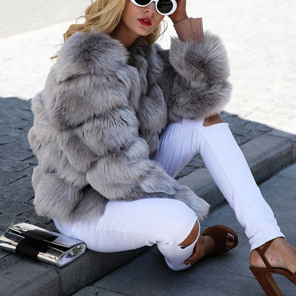 Women's Fluffy Fur Coat - Wnkrs