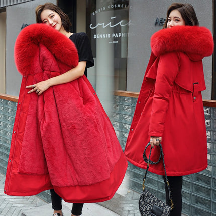 Women's Warm Cotton Lined Winter Coat - Wnkrs