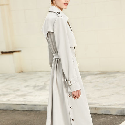 Double Breasted Trench Coat for Women - Wnkrs