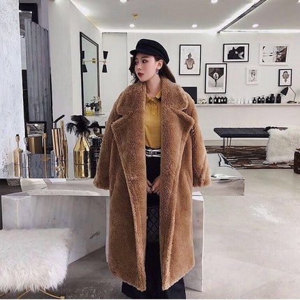 Winter Long Faux Fur Coat for Women - Wnkrs