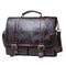 Men's Basic Leather Briefcase with Pockets - Wnkrs