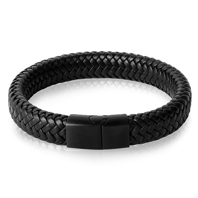 Men's Simple Leather Bracelet - Wnkrs