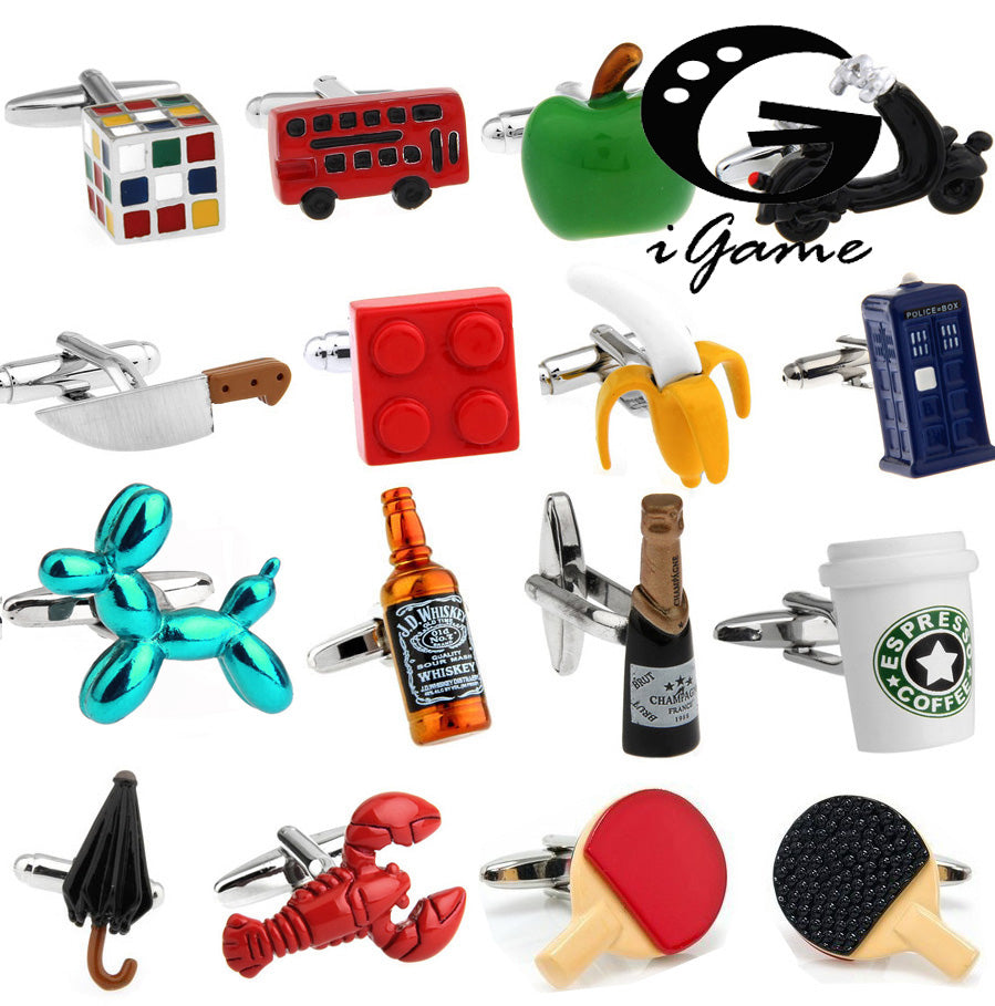 Men's Various Funny Party Cufflinks