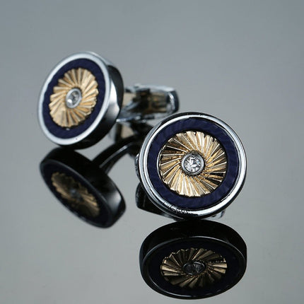 Fashionable Round Cufflinks for Men - Wnkrs