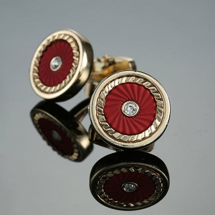 Fashionable Round Cufflinks for Men - Wnkrs