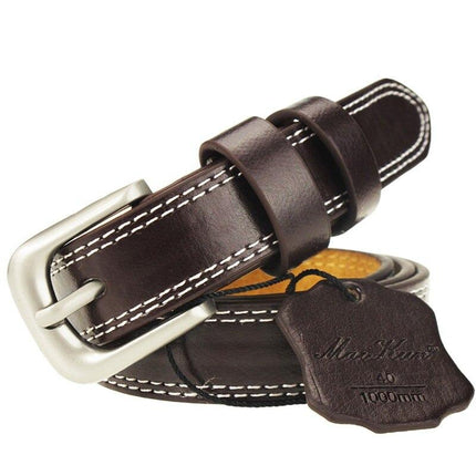 Stylish Cowhide Leather Belt for Women - Wnkrs