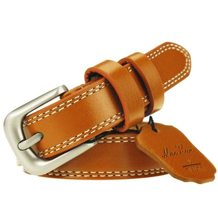 Stylish Cowhide Leather Belt for Women - Wnkrs