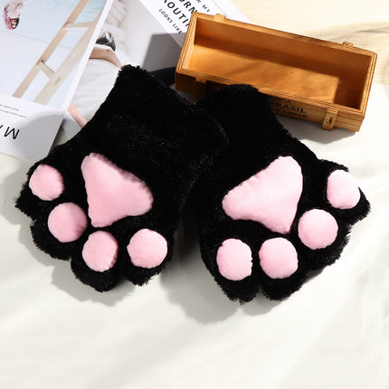 Women's Kitten Paw Warm Gloves - Wnkrs