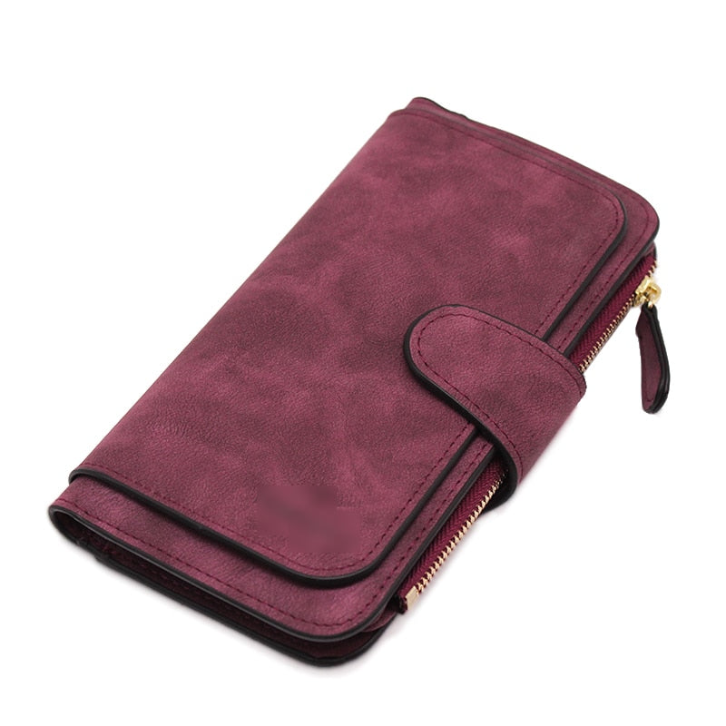 Women's Faux Suede Wallet