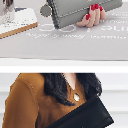 Women's Leather Multi-Functional Long Wallet - Wnkrs