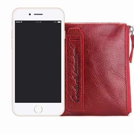 Stylish Compact Genuine Leather Women’s Wallet - Wnkrs