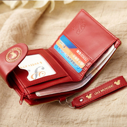 Cute Mickey Mouse Leather Wallet for Women - Wnkrs