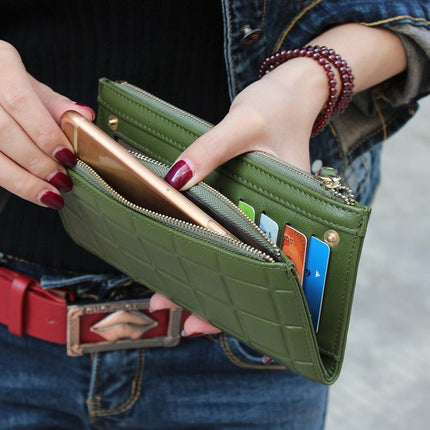 Women's PU Leather Long Wallet - Wnkrs
