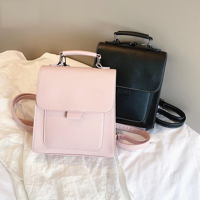 Small PU Leather Backpack for Women