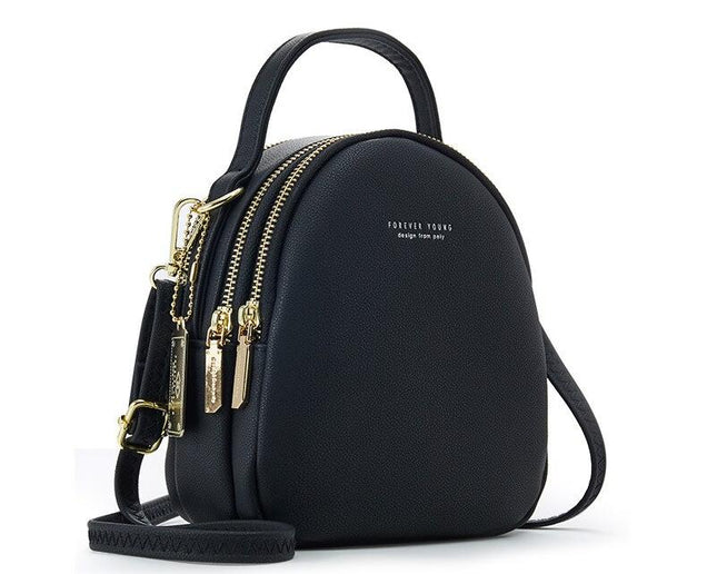 Women's Casual PU Leather Mini Backpack