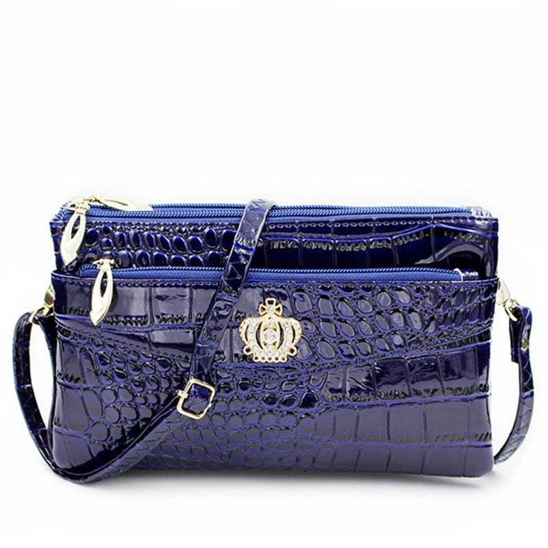 Exquisite Small Patent Leather Women's Clutch Bag