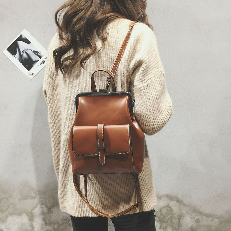 Women's Retro Style Mini Backpack