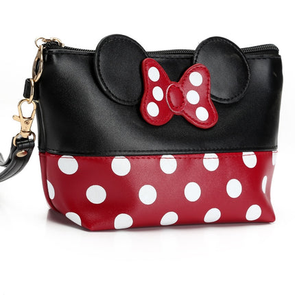 Women's Minnie Mouse Themed Cosmetic Bag - Wnkrs
