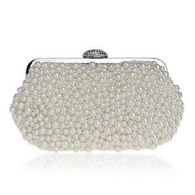 Women's Pearl Beaded Evening Bag - Wnkrs