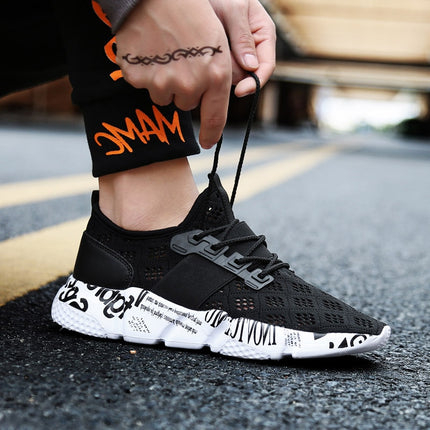Men's Breathable Street Style Sneakers - Wnkrs
