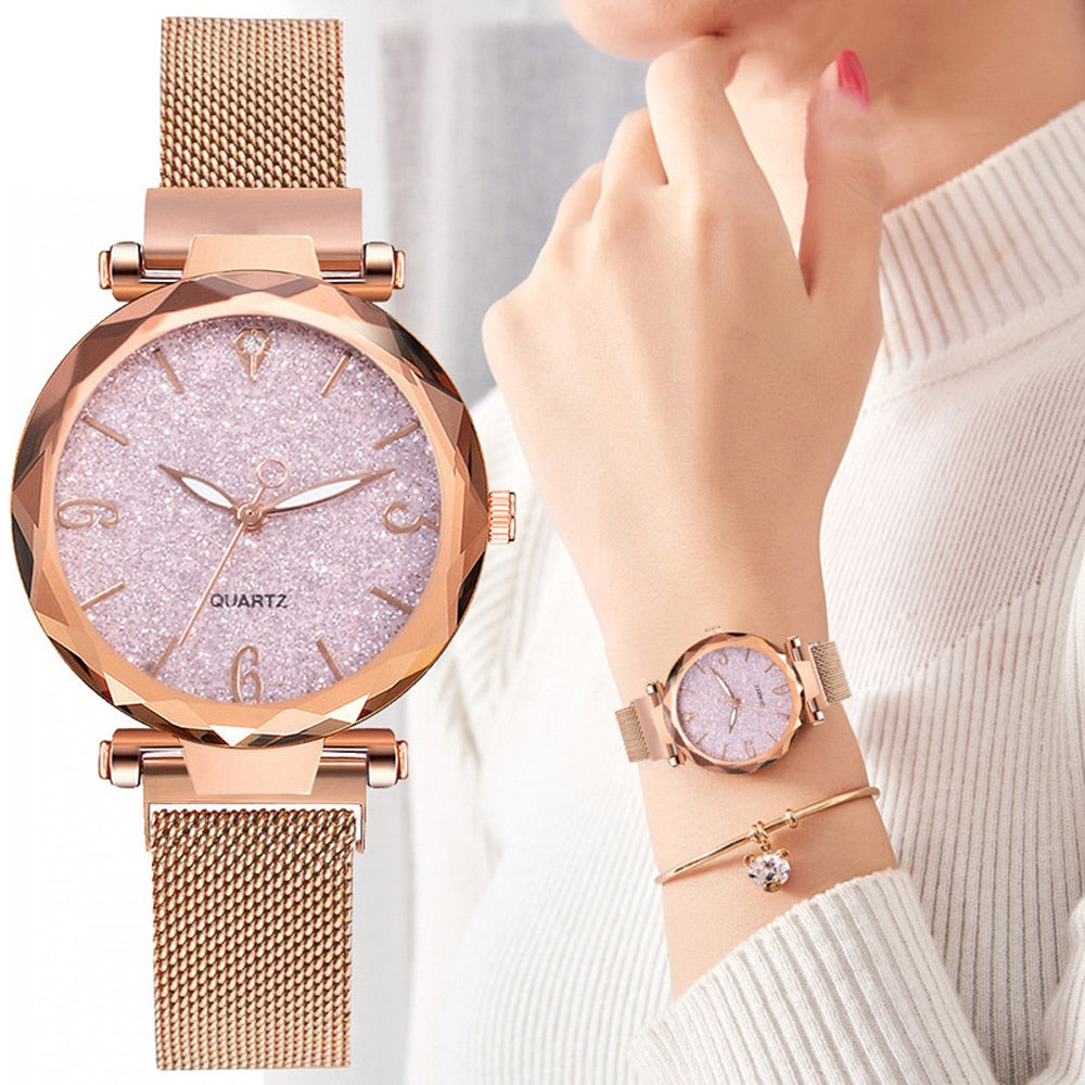 Starry Sky Styled Wrist Watch