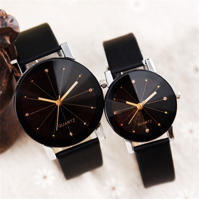 Elegant Quartz Watches for Couples and Lovers