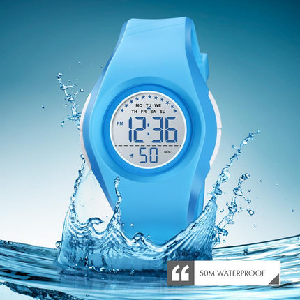 Waterproof Silicone LED Digital Sports Watch for Boys - wnkrs