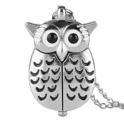 Vintage Owl Shaped Pocket Watch - wnkrs