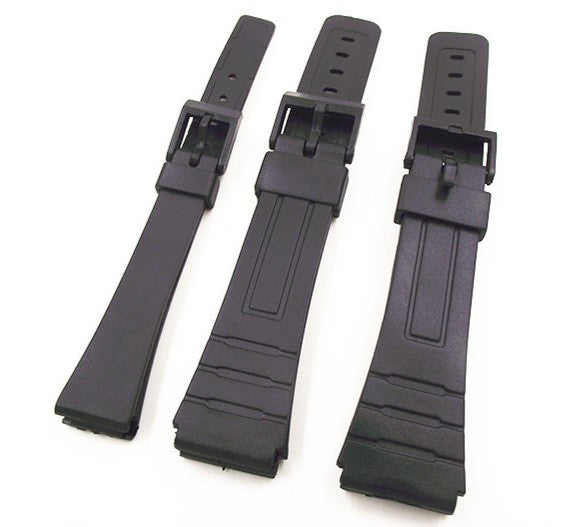 Universal Black Silicone Watchband - wnkrs
