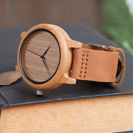 Cute Casual Quartz Wood Unisex Wristwatch - wnkrs
