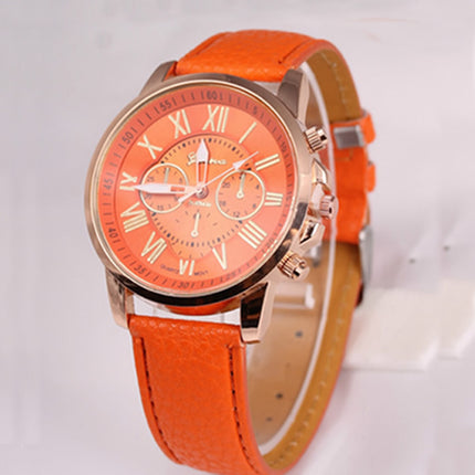 Unisex Fashion Faux Leather Quartz Watch - wnkrs