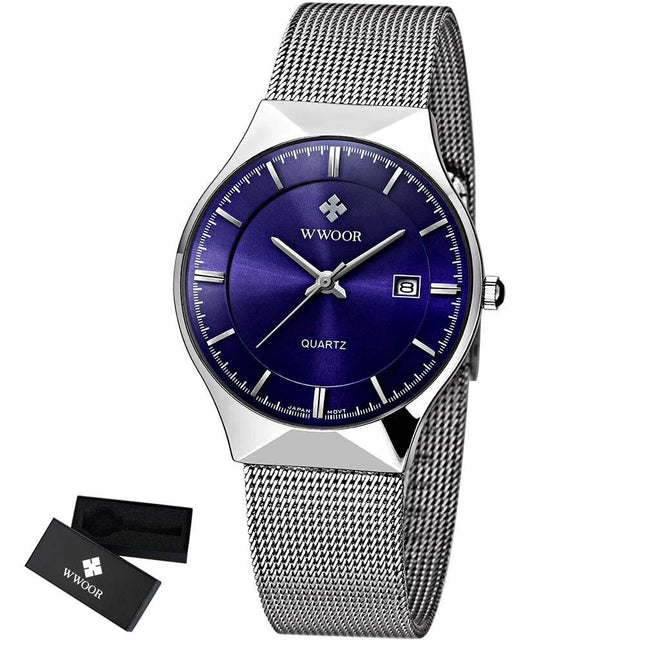 Unisex Ultra Thin Steel Mesh Watch - wnkrs