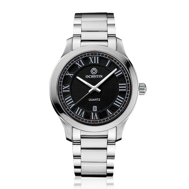 Classic Quartz Water Resistant Stainless Steel Unisex Watch