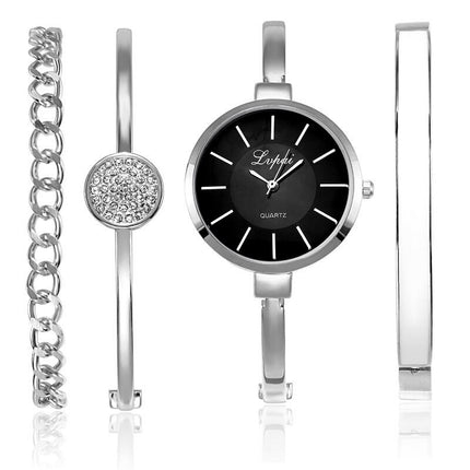 Women's Elegant Wristwatch with Thin Metal Band - wnkrs