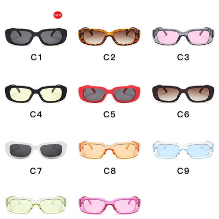 Women's UV 400 Rectangle Shaped Sunglasses - wnkrs
