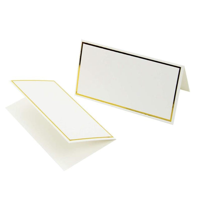 White Cards for Wedding Party