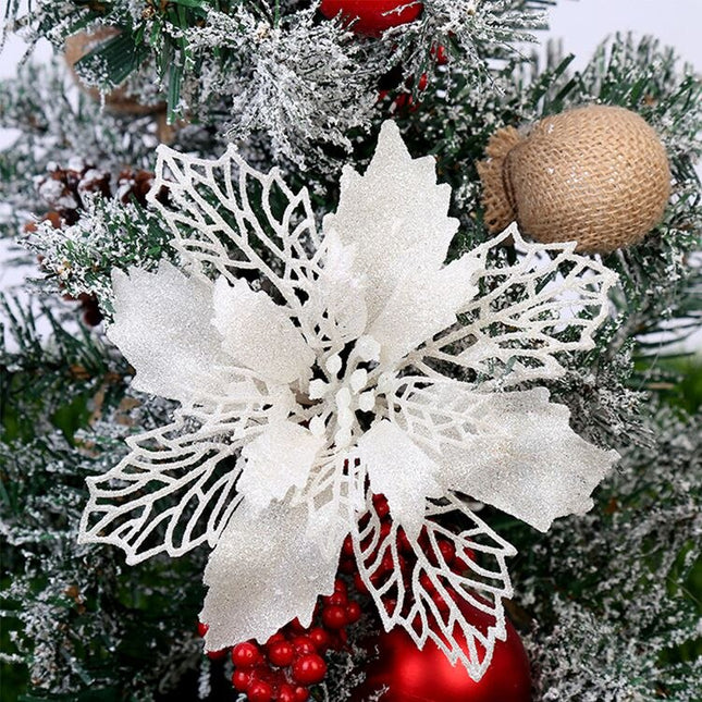 Christmas Ornament Flower Decorations Set - Wnkrs