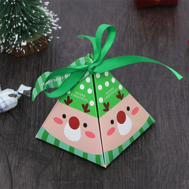 Triangle Shaped Christmas Gift Box 10 Pcs Set - Wnkrs