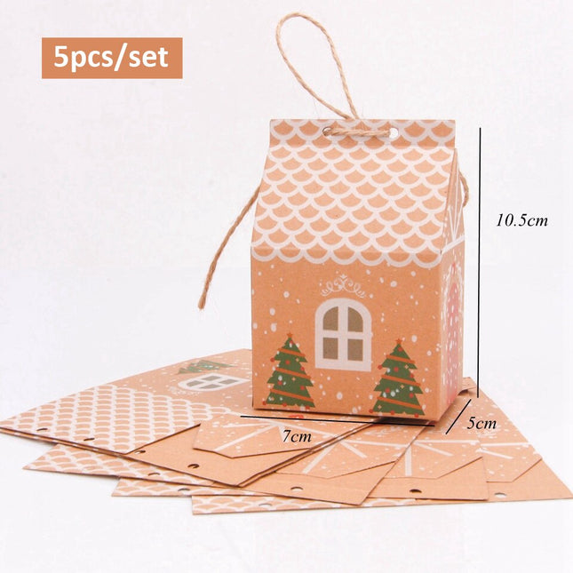 Christmas House Gift Box 5 Pcs Set