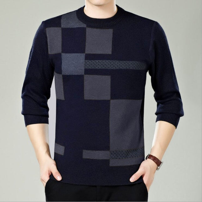 Fashion Warm Knitted Cashmere Men's Sweater