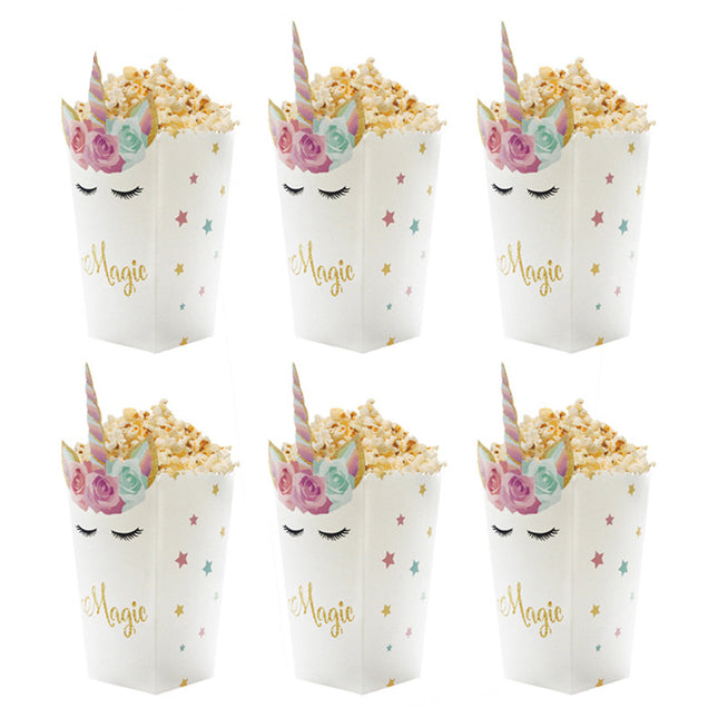 Cute Unicorn Popcorn Bags - wnkrs