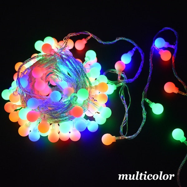 Waterproof LED Ball String Lights