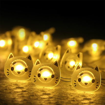 Cat Shaped 20 LEDs Fairy String - wnkrs