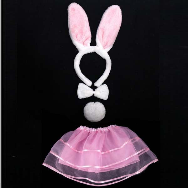 Girl's Cute Rabbit Costume Set
