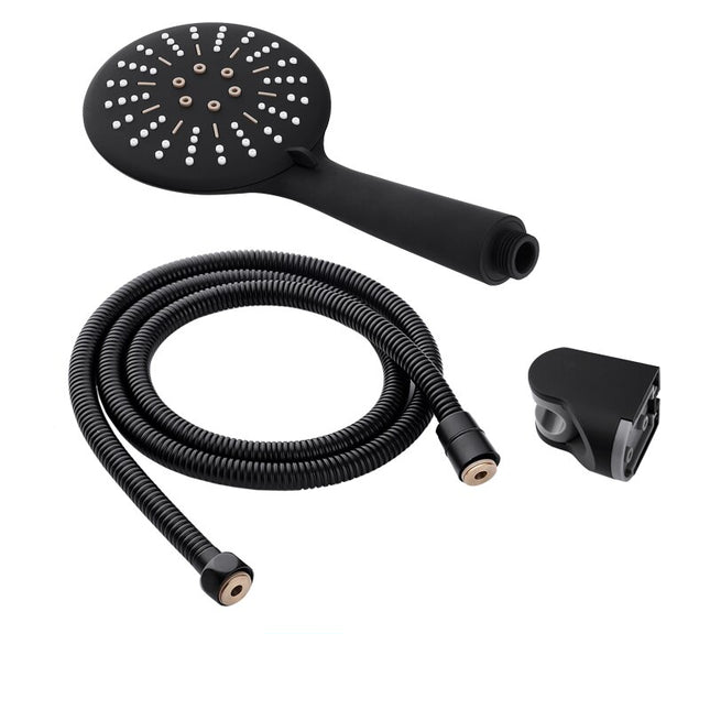 3-Mode Matte Black Handheld Shower Head - wnkrs