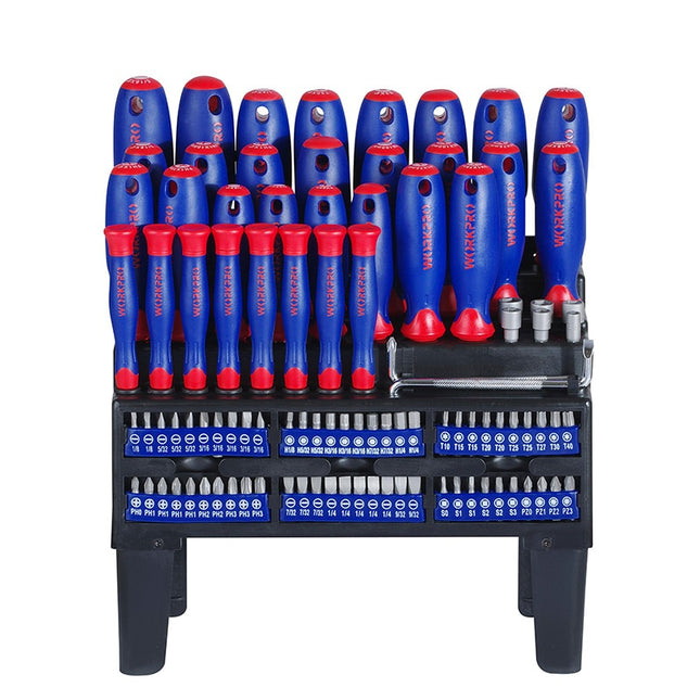 Universal Home Screwdrivers Kit with Rack