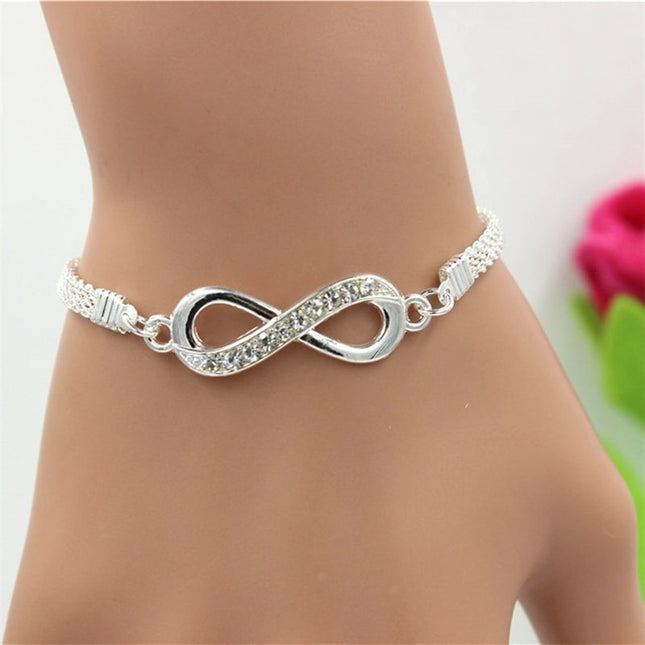 Women's Crystal Infinity Bracelet - wnkrs
