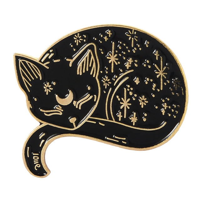 Cat Themed Metal Pin