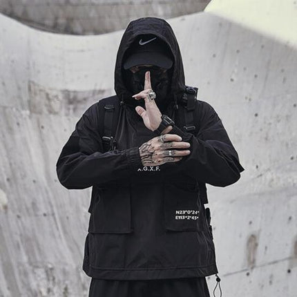 Men's Urban Style Hooded Jacket - Wnkrs